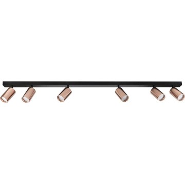 Σποτ φωτιστικό PUNTO 6xGU10/9W/230V ροζ χρυσό
