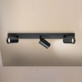 Σποτ φωτιστικό SEAN 3xGU10/13W/230V μαύρο