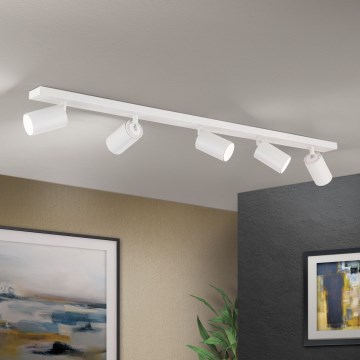 Σποτ φωτιστικό SEAN 5xGU10/13W/230V λευκό