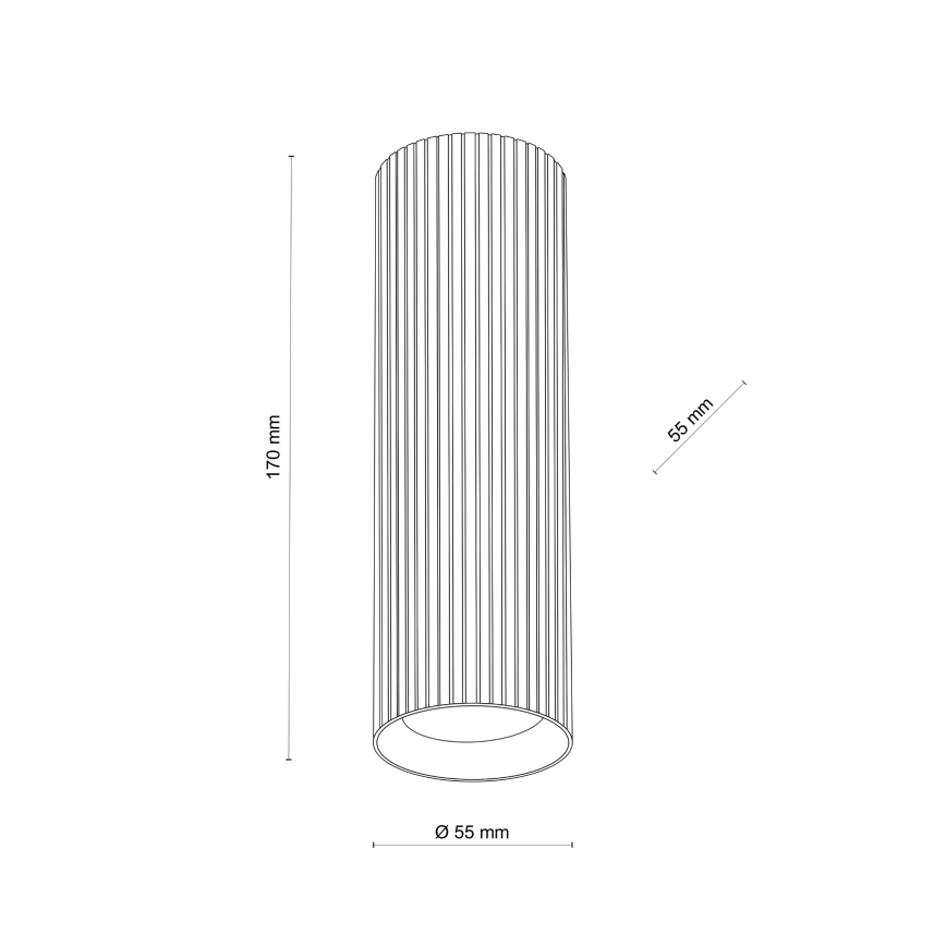 Σποτ φωτιστικό TUNE M 1x GU10/10W/230V 17 cm καφέ