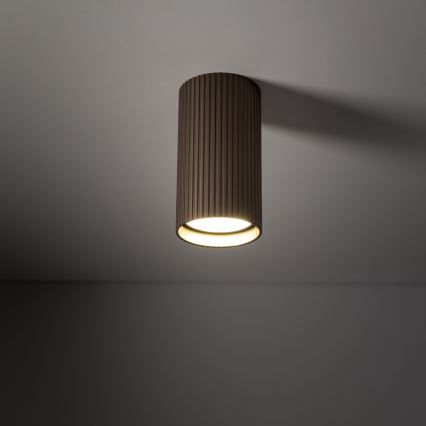 Σποτ φωτιστικό TUNE S 1xGU10/10W/230V, 10 cm, καφέ