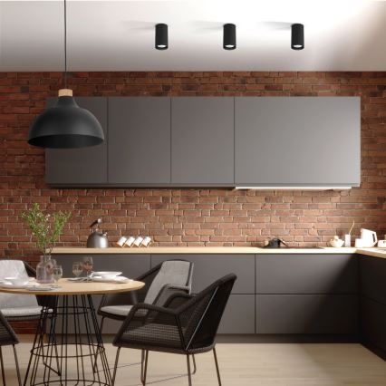 Σποτ φωτιστικό TUNE S 1xGU10/10W/230V 10 cm μαύρο