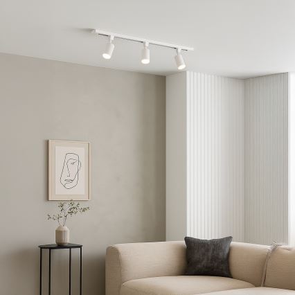 Σποτ φωτιστικό για σύστημα ράγας TIGER 3xGU10/10W/230V, λευκό