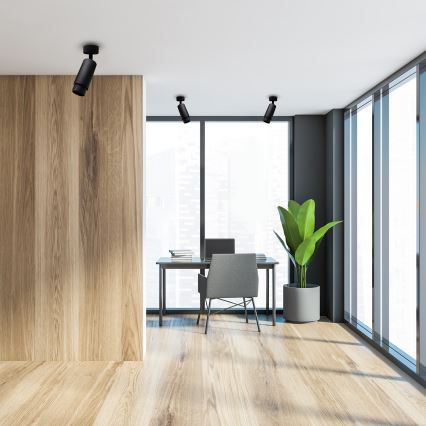 Σποτ φωτιστικό MICA 1xGU10/25W/230V μαύρο