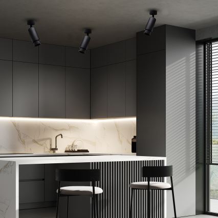 Σποτ φωτιστικό MICA 1xGU10/25W/230V μαύρο