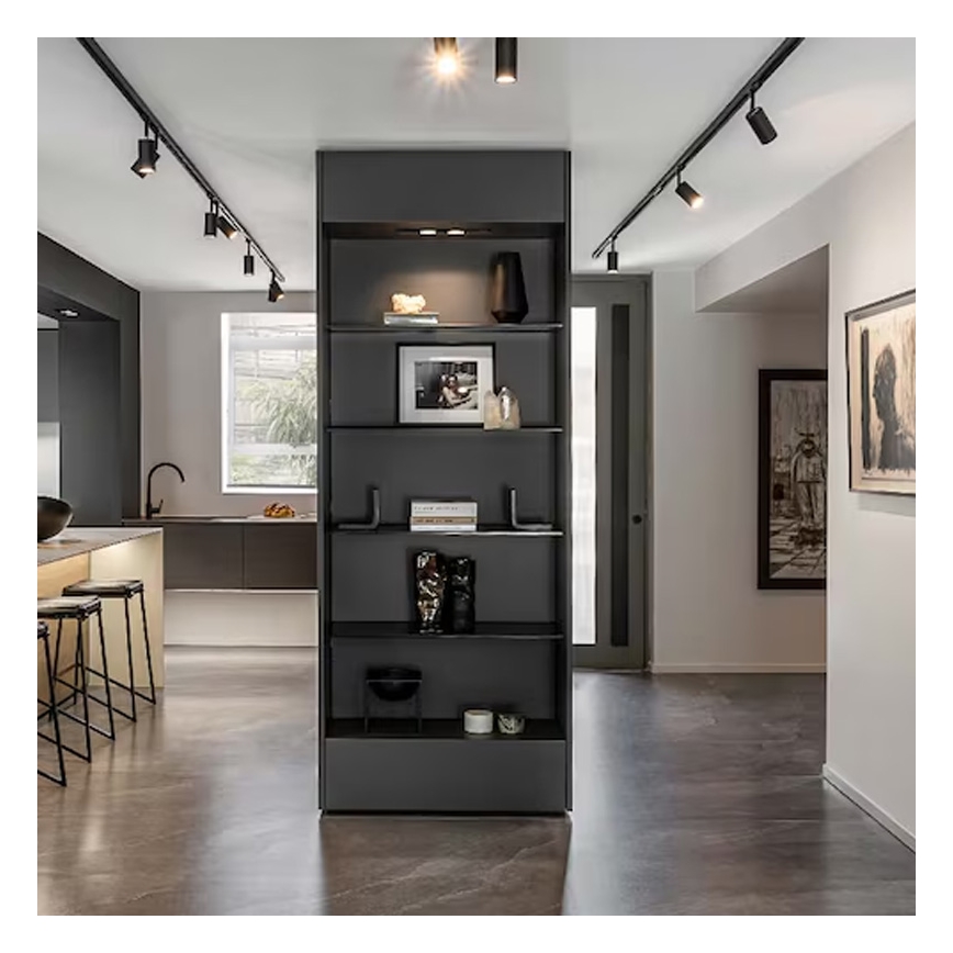 Σποτ ράγας 8xGU10/25W/230V 4 m μαύρο