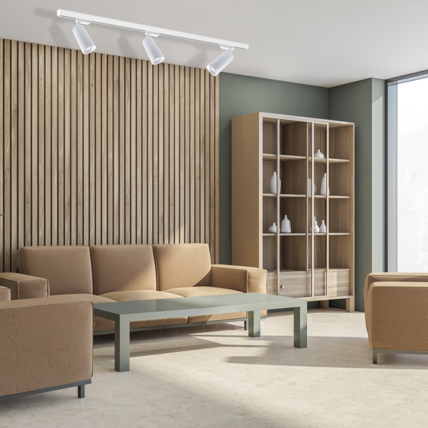 Σποτ ράγας MICA 3xGU10/25W/230V λευκό