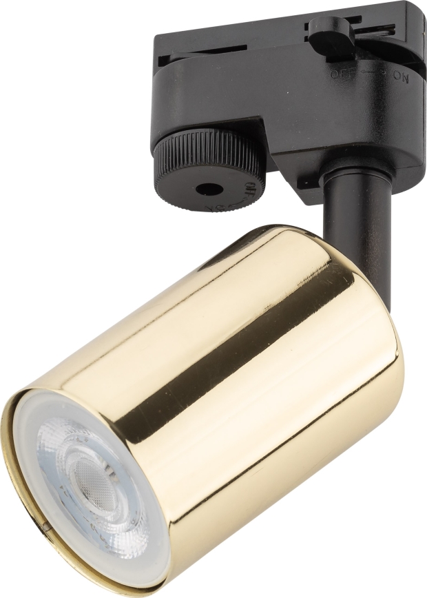 Σποτ ράγας TOP 1xGU10/10W/230V χρυσό/μαύρο