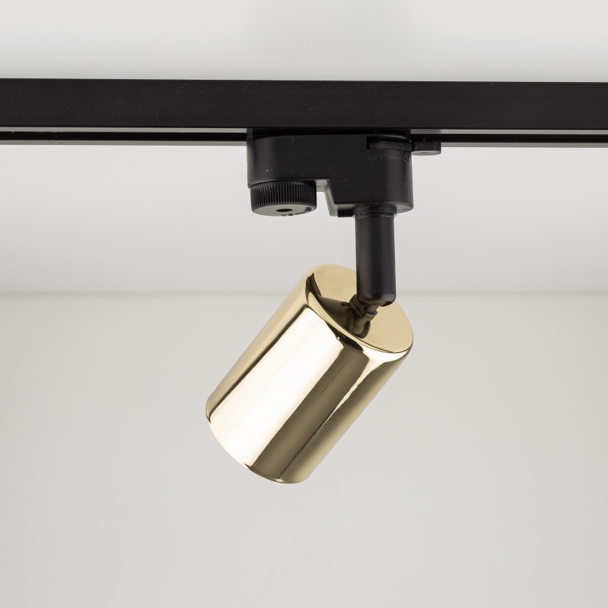 Σποτ ράγας TOP 1xGU10/10W/230V χρυσό/μαύρο