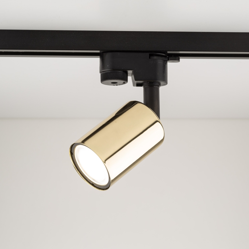 Σποτ ράγας TOP 1xGU10/10W/230V χρυσό/μαύρο