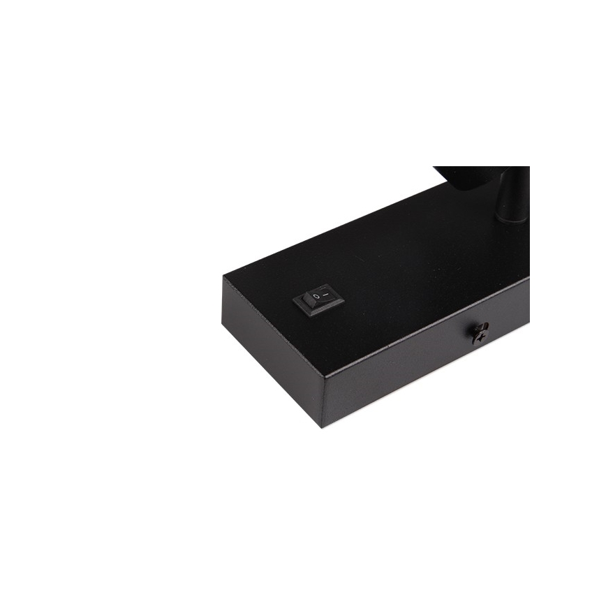 Σποτ τοίχου 1xGU10/35W/230V μαύρο