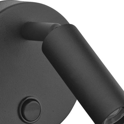 Σποτ τοίχου ENZO 1xG9/8W/230V μαύρο