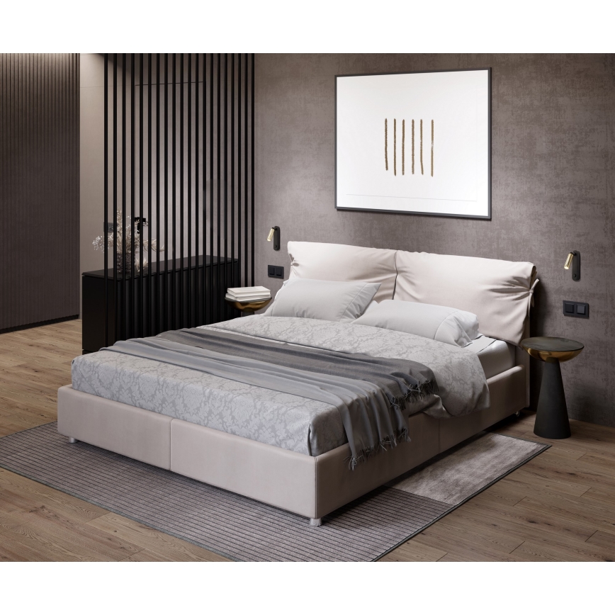 Σποτ τοίχου ENZO 1xG9/8W/230V μαύρο/χρυσό