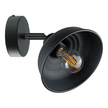 Σποτ τοίχου FAUN 1xE27/60W/230V μαύρο