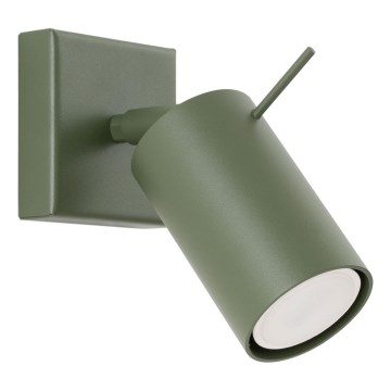Σποτ τοίχου RING 1xGU10/10W/230V πράσινο