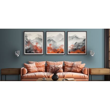 Σποτ τοίχου SQUALLA VARIOSA 1xGU10/10W/230V λευκό