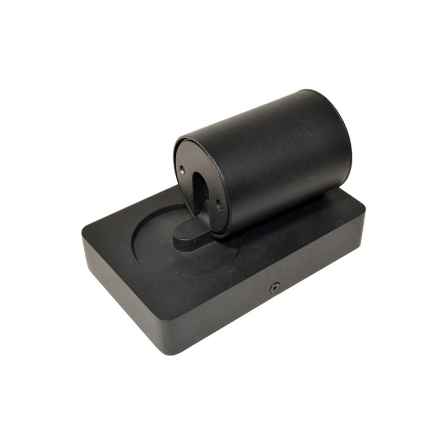 Σποτ τοίχου TAFT 1xGU10/30W/230V USB μαύρο