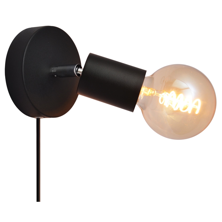 Σποτ τοίχου TUNE 1xE27/20W/230V μαύρο