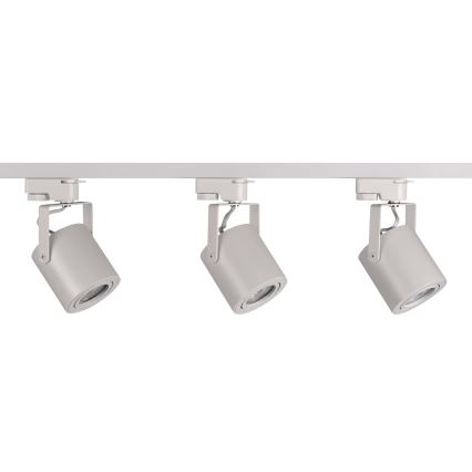 Σποτ για σύστημα ράγας MINOR 3xGU10/10W/230V + 1 m rail system λευκό