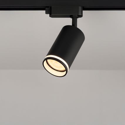 Σποτ για μονοφασικό σύστημα ράγας PIPE 1xGU10/10W/230V μαύρο