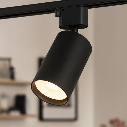 Σποτ για μονοφασικό σύστημα ράγας TIGER 1xGU10/10W/230V μαύρο