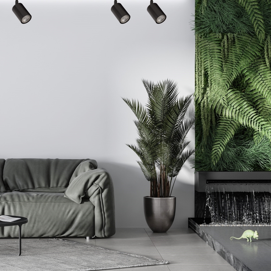 Σποτ ZOOM 1xGU10/25W/230V μαύρο