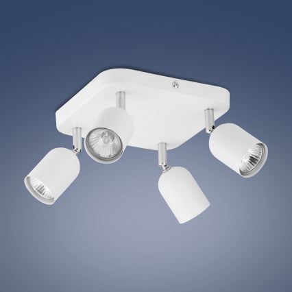 Σποτ με 4 φώτα TOP 4xGU10/10W/230V λευκό