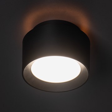 Σποτ οροφής LED SONOR LED/12W/230V 3000/4000/5700K + LED/1,5W 2200K Ø 14 cm μαύρο