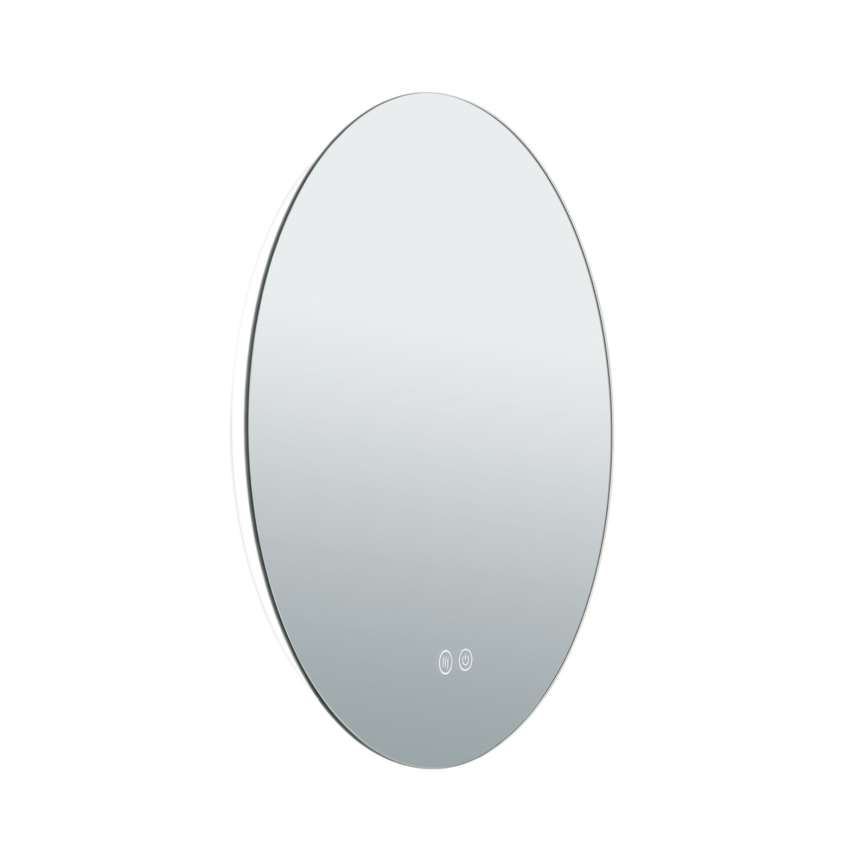 LED Επιτοίχιος θερμαινόμενος καθρέφτης μπάνιου με φωτισμό FOCUS LED/18W/230V 3000/4200/6000K διάμ. 45 εκ. IP44