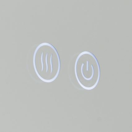 LED Επιτοίχιος θερμαινόμενος καθρέφτης μπάνιου με φωτισμό FOCUS LED/18W/230V 3000/4200/6000K διάμ. 45 εκ. IP44