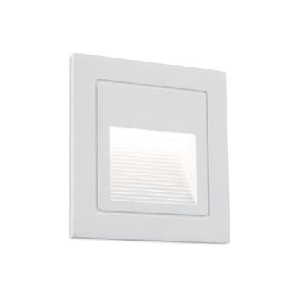 LED Εντοιχιζόμενο φωτιστικό LORO LED/2W/230V IP65 λευκό