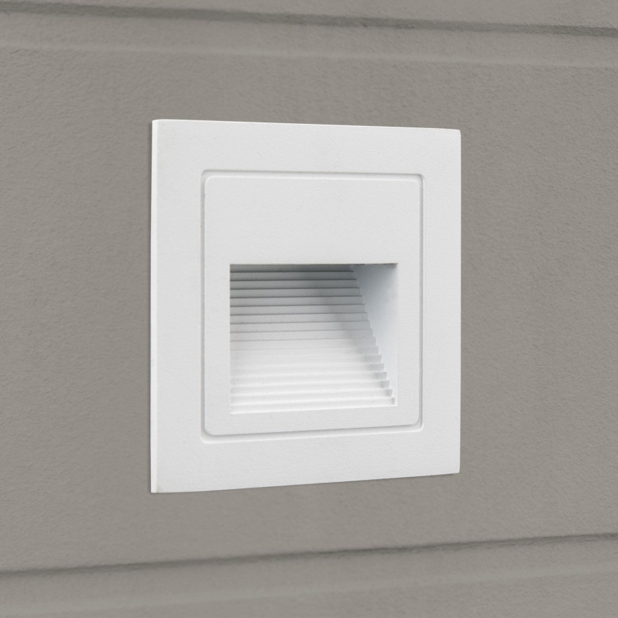 LED Εντοιχιζόμενο φωτιστικό LORO LED/2W/230V IP65 λευκό