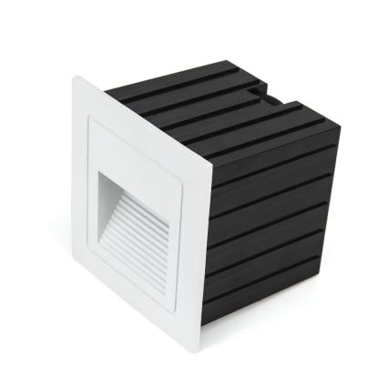 LED Εντοιχιζόμενο φωτιστικό LORO LED/2W/230V IP65 λευκό