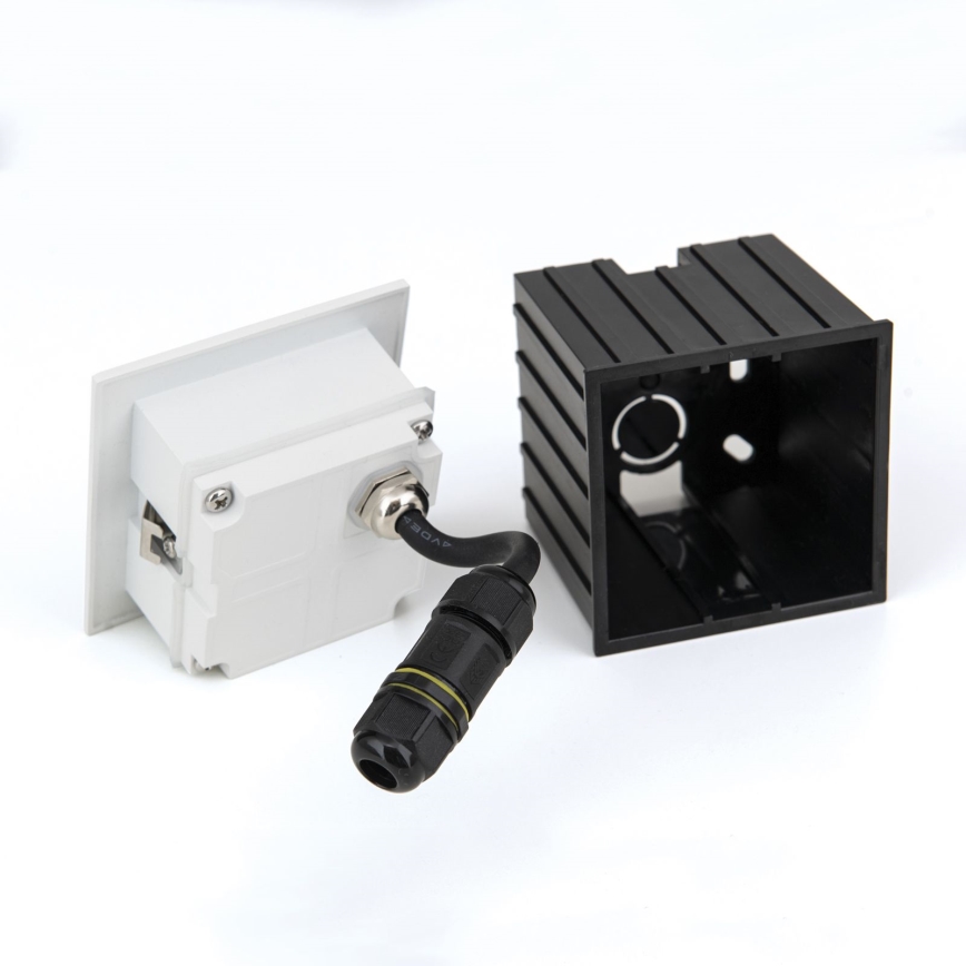 LED Εντοιχιζόμενο φωτιστικό LORO LED/2W/230V IP65 λευκό