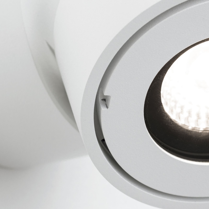 LED Dimming μπάνιο φωτιστικό σποτ HARVEY LED/15W/230V IP65 λευκό