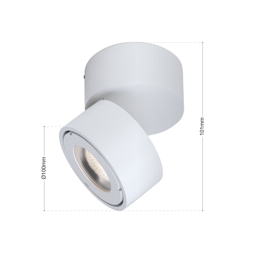 LED Dimming μπάνιο φωτιστικό σποτ HARVEY LED/15W/230V IP65 λευκό