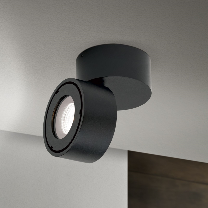 LED Dimming μπάνιο φωτιστικό σποτ HARVEY LED/15W/230V IP65 μαύρο