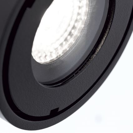 LED Dimming μπάνιο φωτιστικό σποτ HARVEY LED/15W/230V IP65 μαύρο