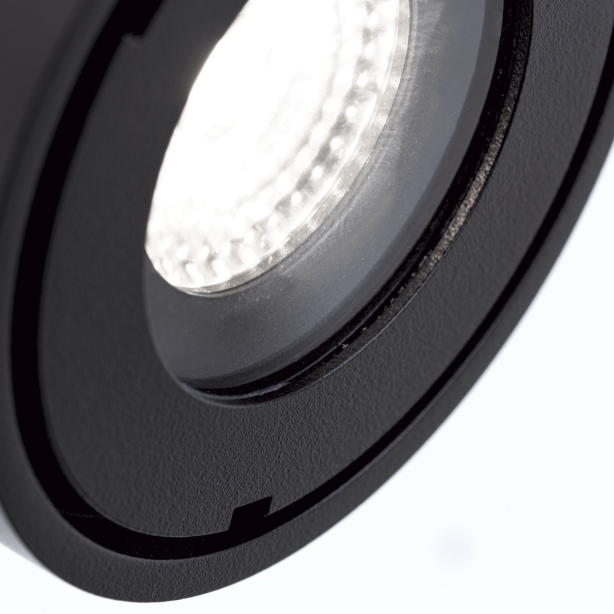 LED Dimming μπάνιο φωτιστικό σποτ HARVEY LED/15W/230V IP65 μαύρο