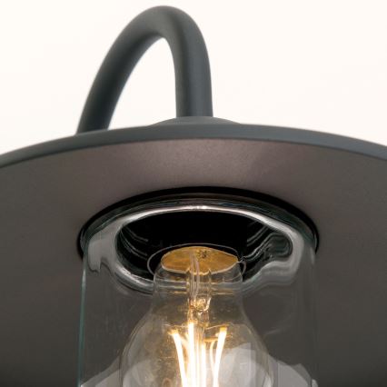 Φωτιστικό τοίχου εξωτερικού χώρου EDWARD 1xE27/60W/230V IP44 μαύρο