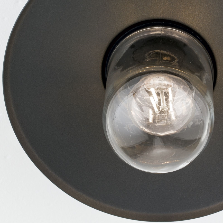 Πλαφονιέρα εξωτερικού χώρου EDWARD 1xE27/60W/230V IP44 μαύρο