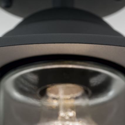 Εξωτερικό επιφανειακό φωτιστικό οροφής EDWARD 1xE27/60W/230V IP44 ανθρακί