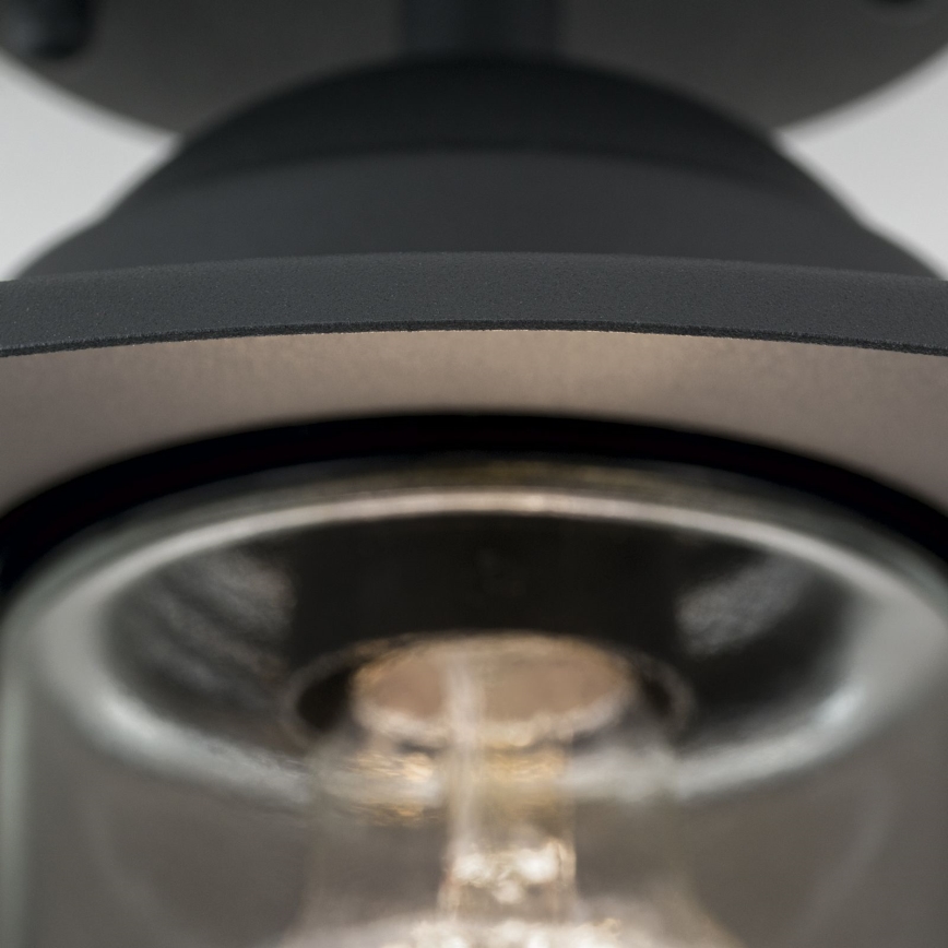 Εξωτερικό επιφανειακό φωτιστικό οροφής EDWARD 1xE27/60W/230V IP44 ανθρακί