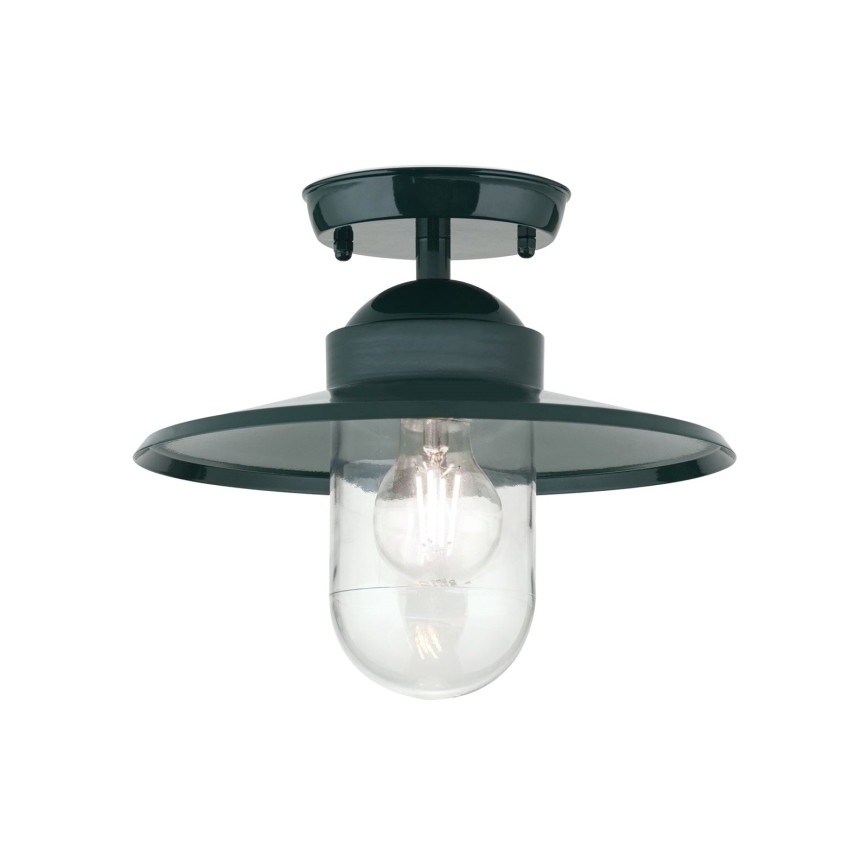 Πλαφονιέρα εξωτερικού χώρου EDWARD 1xE27/60W/230V IP44 πράσινο