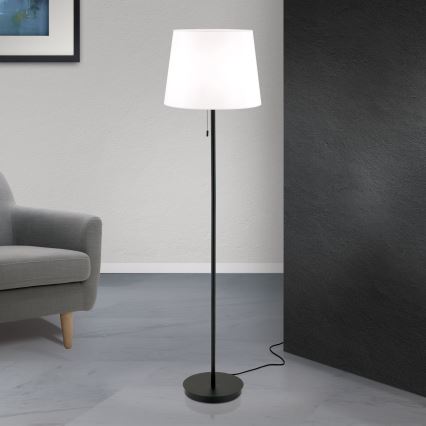 επιδαπέδιο φωτιστικό LUDWIG 1xE27/40W/230V λευκό/μαύρο