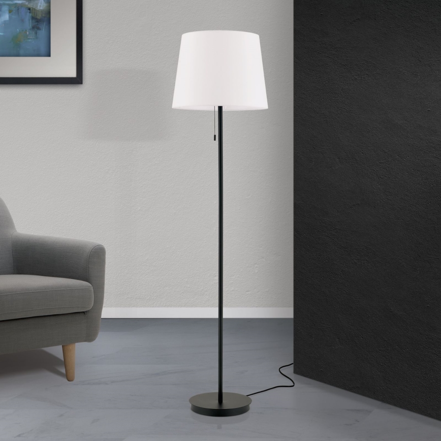 επιδαπέδιο φωτιστικό LUDWIG 1xE27/40W/230V λευκό/μαύρο