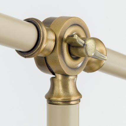 επιδαπέδιο φωτιστικό SCHILLER 1xE27/40W/230V κρεμ/μπρονζέ