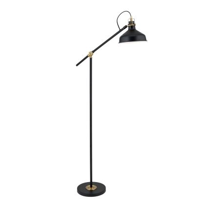 επιδαπέδιο φωτιστικό SCHILLER 1xE27/40W/230V μαύρο/μπρονζέ