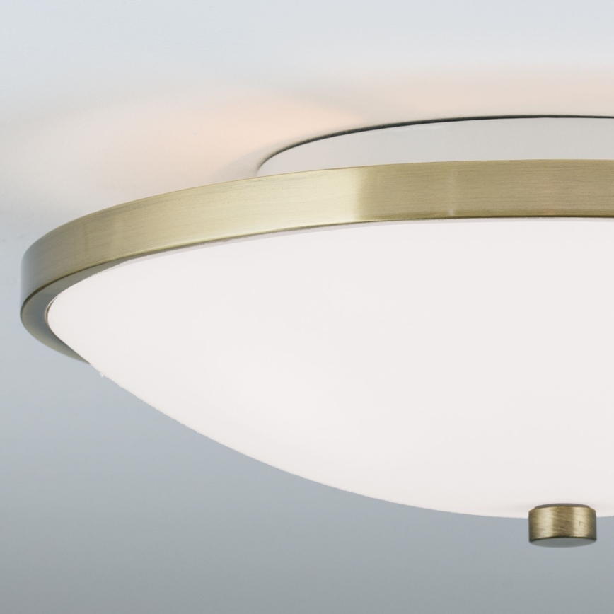 Φωτιστικό οροφής AIDA 3xE27/60W/230V διάμετρος 40 cm ορείχαλκος