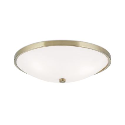 Φωτιστικό οροφής AIDA 3xE27/60W/230V διάμετρος 40 cm ορείχαλκος